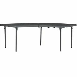 Front Page 3 Best reviews of ✨ Zown Moon Commercial Blow Mold Folding Table - 5 Legs - 30" Table Top Width X 92.60" Table Top Depth - 29.25" Height - Gray - High-density Polyethylene (HDPE) 🔥