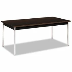 Buy 😍 Utility Table, Rectangular, 72w X 36d X 29h, Mocha/Black 🔥